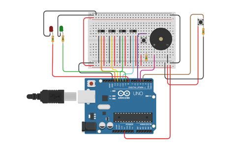 Image result for Password Door Lock Using Arduino Tinkercad