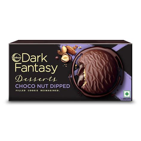 Sunfeast Dark Fantasy Choco Nut Dipped Cookie, Choco Filled With ...