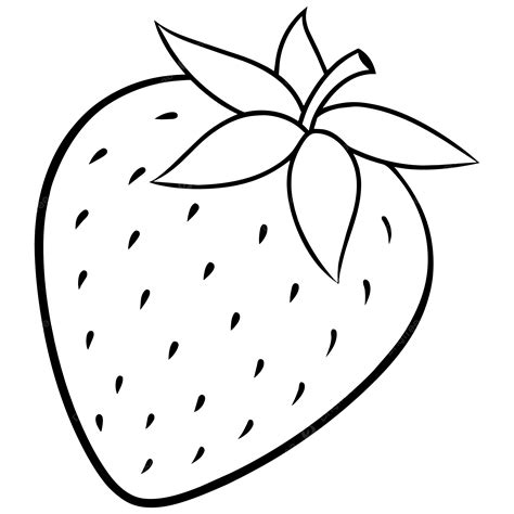 Strawberries Clip Art Black And White