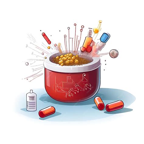 Diagram depicting the effect of antibiotics on diarrhea | Premium AI-generated image