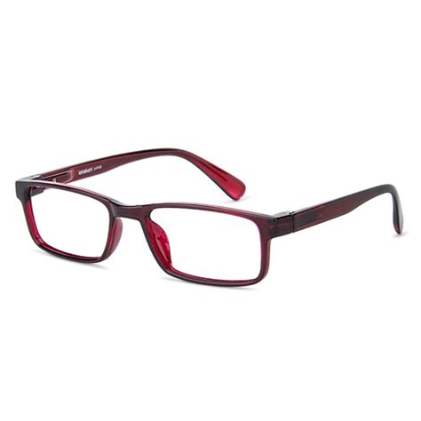 Shop online for Maroon Tarnsparent Full Rim Rectangle Kids (5-8 yrs ...