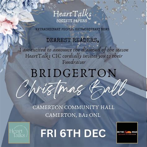 Bridgerton Christmas Ball: An Evening of Elegance & Giving ?, Camerton ...