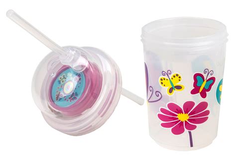 Buy nuspin kids 8 oz Sip & Spin Straw Cup + Bonus Zoomi Straw ...