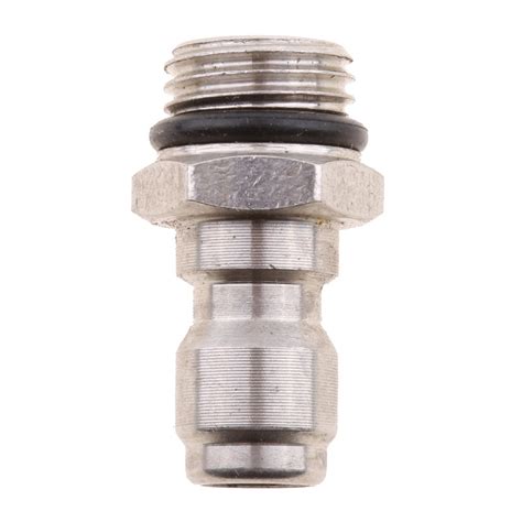 LOOM TREE® Quick Coupler Adapter Pressure Washer Foam Lance Plug Metal ...