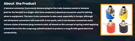 Electronic Spices 4mm 5A Yellow Color Female Socket Banana Connector ...