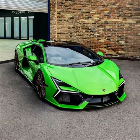 car for lifes on Instagram: "Green Lamborghini Revuelto 🥝 A Huge thanks to @prestigeppf for ...