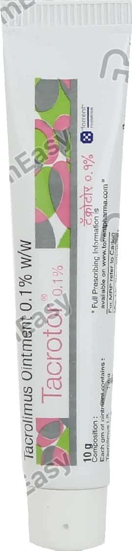 Tacronol 0.1 %W/W Ointment (10): Uses, Side Effects, Price & Dosage ...