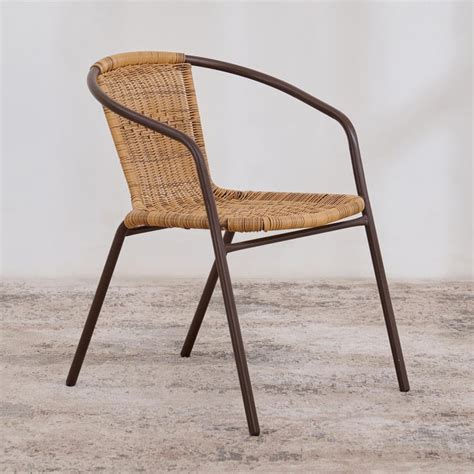 Buy (Refurbished) Fullerton Polyrattan Chair - Brown from Home Centre ...
