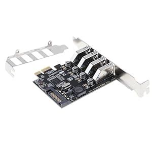 GAH 4 Port PCI-E to USB 3.0 HUB PCI Express Expansion Card Adapter ...