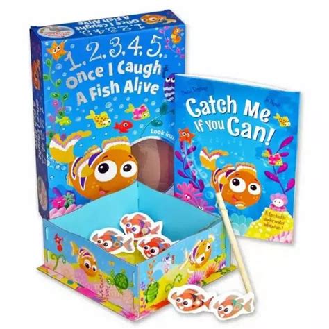 1 2 3 4 5 Once I Caught a Fish Alive Storybook and Fishing Game Set by ...