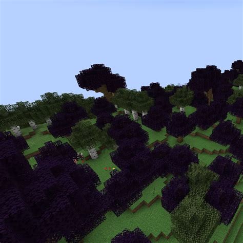 Image result for Purple Tree Minecraft