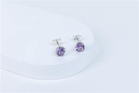 Amethyst Celestial Ellipse Earrings in 92.5 Sterling Silver – BEYOND ...