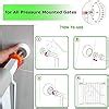 Buy 4 Pack Baby Gates Wall Cups, Safety Wall Bumpers Guard Fit for ...