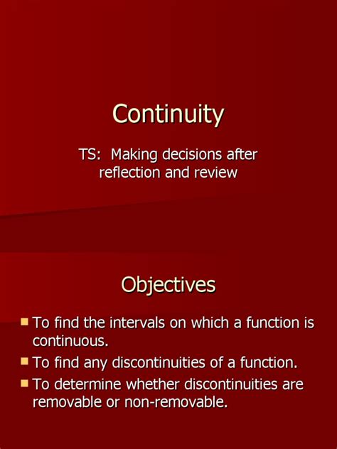 Continuity Definition 的图像结果