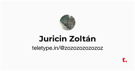 Juricin Zoltán — Teletype