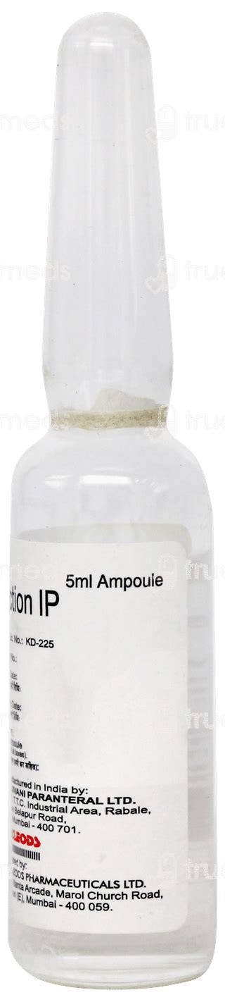 Trenaxa 500 Mg Injection 5 Ml - Uses, Side Effects, Dosage, Price ...