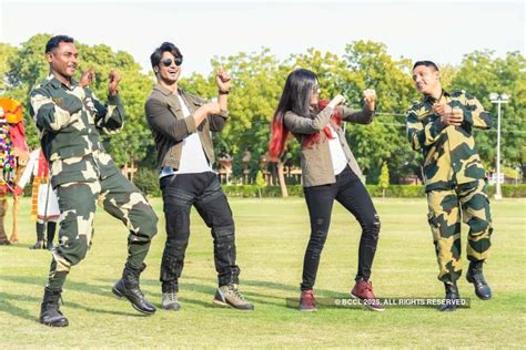 Vidyut Jammwal and Adah Sharma during the visit to BSF Training Centre ...