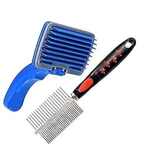 Buy RvPaws 2 in 1 Pet Comb Pack Adjustable Dog/Puppy Brush/Pet Comb for ...