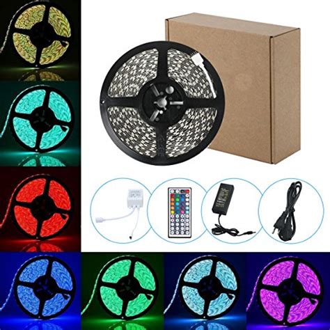 Buy Yeahplus 32.8ft/10M RGB Led Strip Light Kit ,SMD5050 Flexible RGB ...