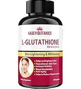VAREY BOTANICS L-Glutathione Tablets 1000mg, Skin Whitening Capsules ...