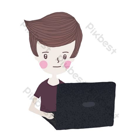 Computer Boy Drawing 的图像结果