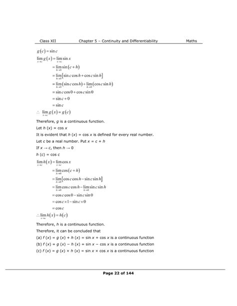 Class 12 Math Chapter 5 1 for Hinde 的图像结果