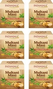 PATANJALI MULTANI MITTI BODY CLEANSER Soap Removing Dryness and ...
