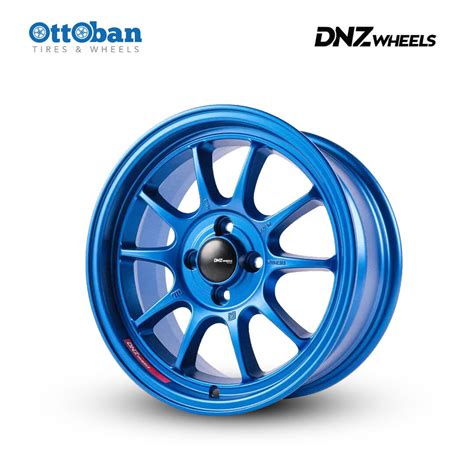 Jual DNZ Wheels Type-1 R16X7.0 Hole 4X100 ET.38 Blue