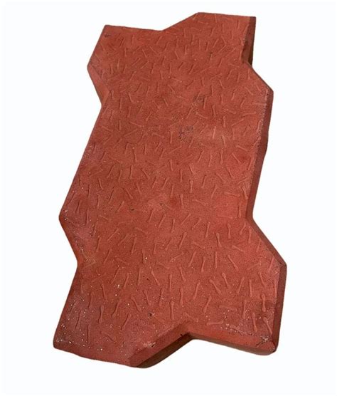 Paver Blocks - Orange Zig Zag Interlocking Paver Blocks Manufacturer ...