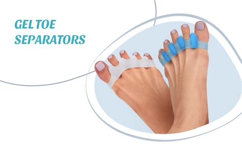 royalkart The Sole Care Silicone Toe Seperators; Toe Correctors For ...