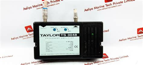 Taylor ts 3048 broadband amplifier – Aeliya Marine Tech