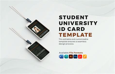 Editable Student Id Card Templates in PDF to Download
