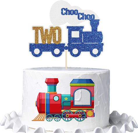 Happy 2nd Choo Choo Train Locomotive Birthday Cake India | Ubuy