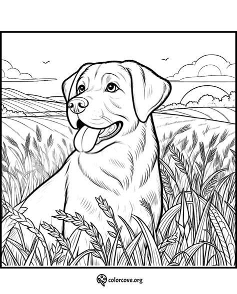 24 Free Realistic Dog Coloring Pages – The Color Cove