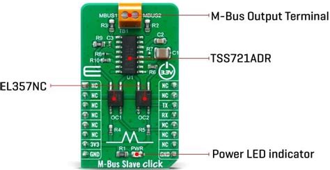 M-BUS Slave Click - Mikroe | Mouser