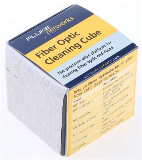 NFC-CUBE Fluke Networks | Fluke Networks Quick Clean Cleaning Kit, NFC ...