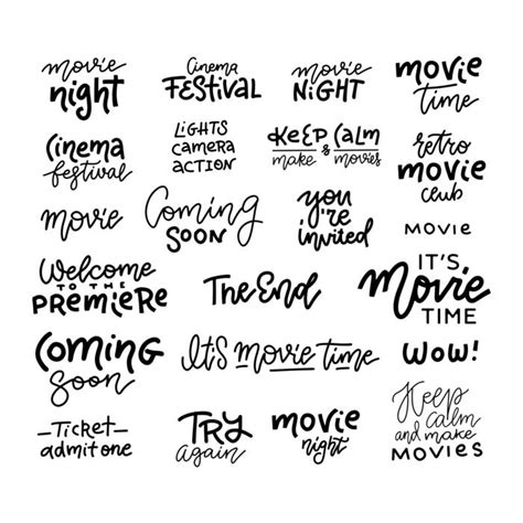 Image result for Movie Text Design