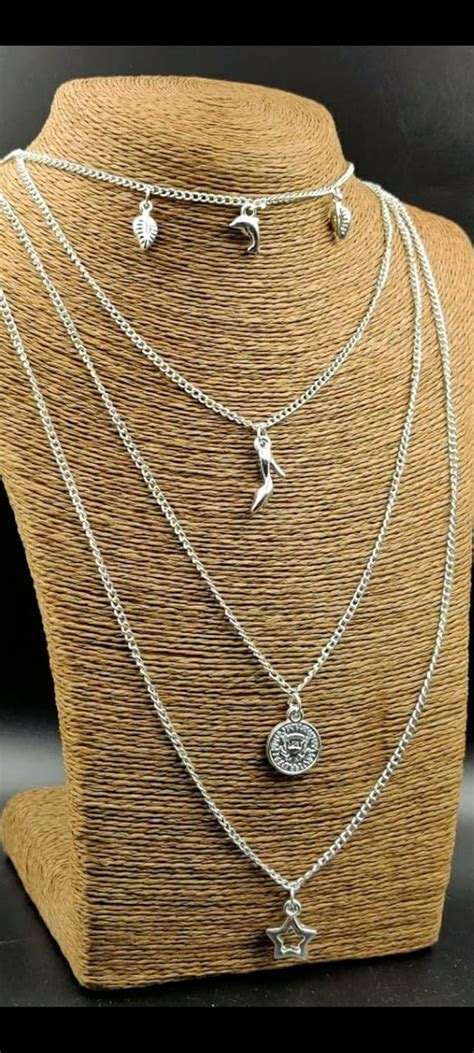 American Diamond One Gram Gold Plated Valentine Love Heart Necklace ...