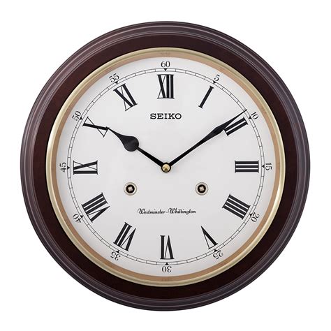 SEIKO ONLINE STORE QXH202B Alder Wood Dual Chime Musical Clock – SEIKO ...