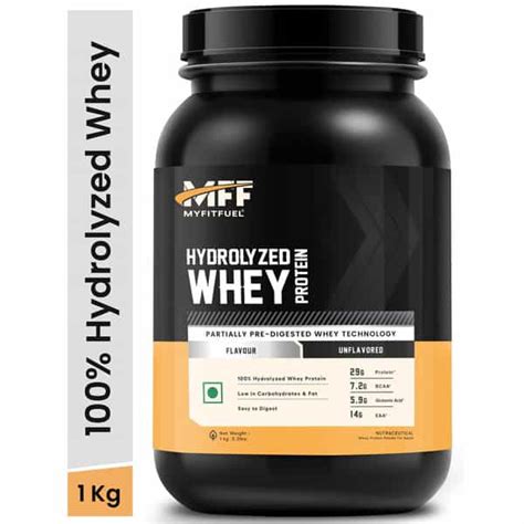 Buy MYFITFUEL HYDROLYZED WHEY PROTEIN POWDER | 1 KG | 30 SERVINGS ...
