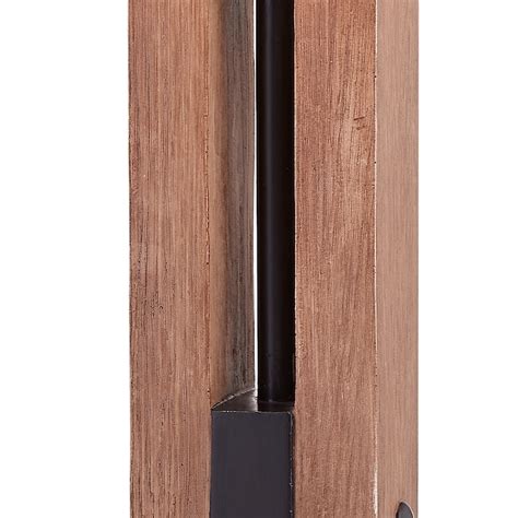 Maxax Deluxe 28-in Black and Brown Rotary socket Table Lamp with Linen ...