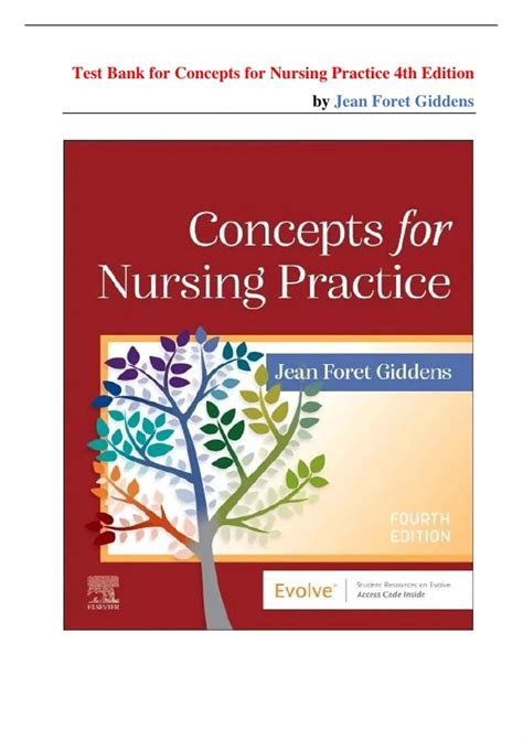 Test Bank for Concepts for Nursing Practice, 4th Edition by Jean Foret ...