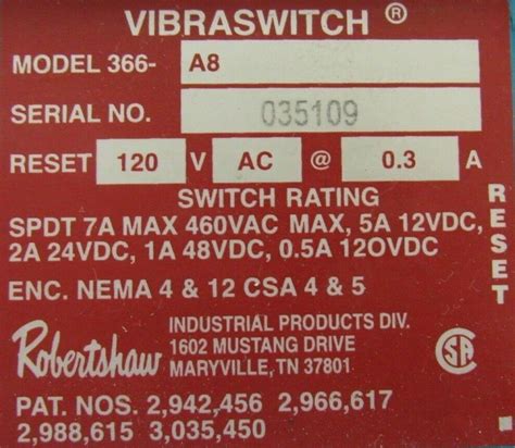 Image result for Model 366 Vibraswitch Connection