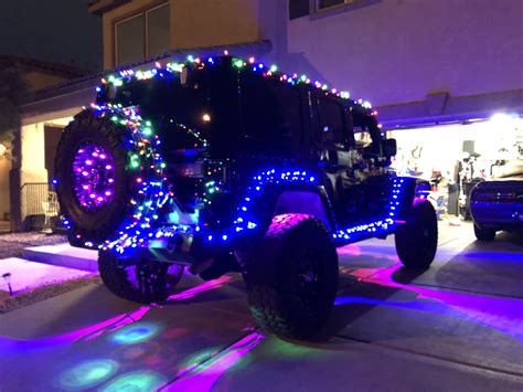 Christmas Decorated Jeeps