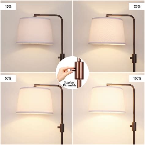 Snapklik.com : Upgraded Dimmable Floor Lamp, 1000 Lumens LED Edison ...