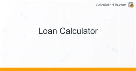 Loans Calculator C 的图像结果