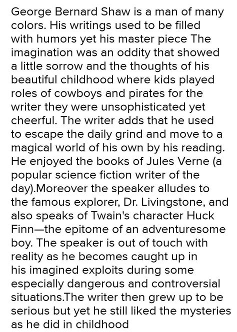 Name the two figures of speech used in the poem "Imagination" by - G.B ...