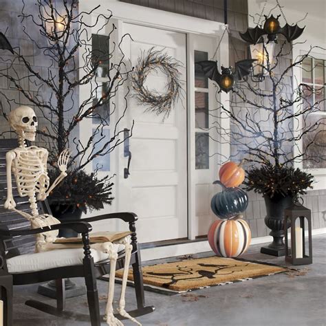 Pre-lit Black Twig Urn Filler | Grandin Road