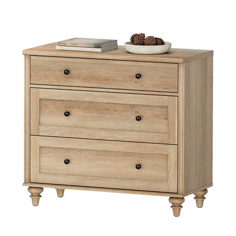 Charlton Home® Scarlett End Table For Bedroom With 3 Drawers, Mid ...