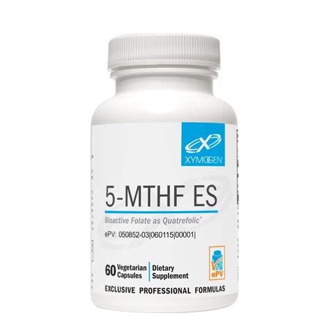 Xymogen5 Mthf Es 17 000 Mcg Dfe Bioactive Folate Supplement ...